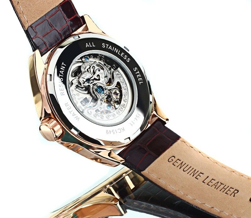 KENNETH COLE MEN'S AUTOMATIC SKELETON LUXURY WATCH KC1549