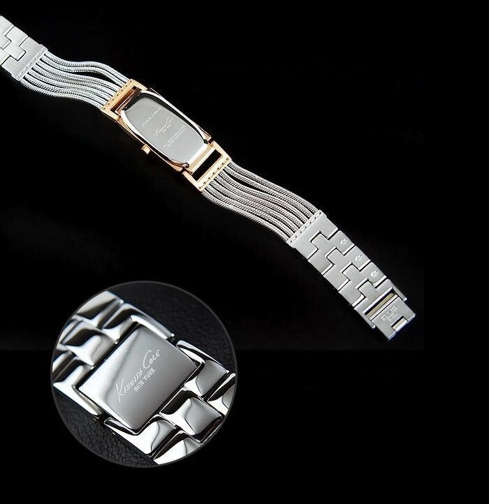 KENNETH COLE WOMEN'S SILVER AND ROSE GOLD SEXY WATCH KC4616
