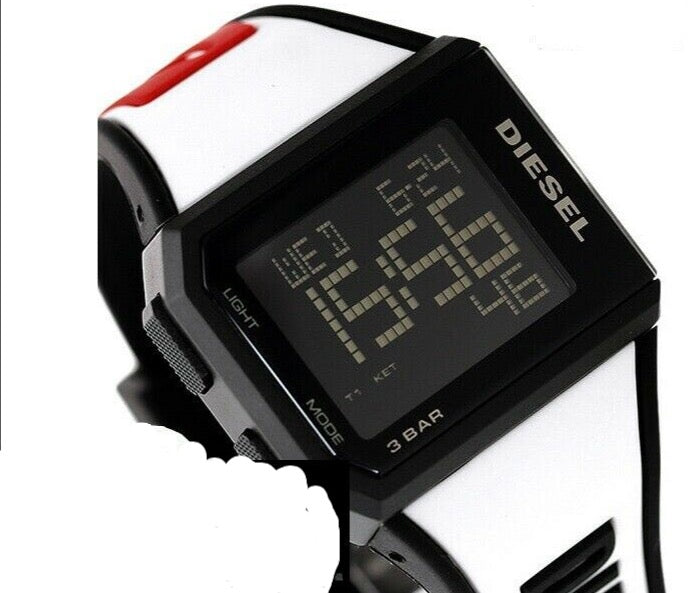 DIESEL MEN'S DIGITAL RUBBER WATCH DZ1922