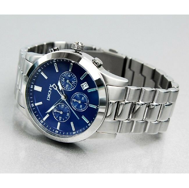 DKNY MEN'S CLASSIC CHRONOGRAPH LUXURY BLUE WATCH NY1466
