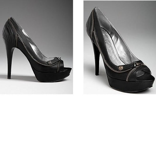 GUESS WOMEN'S KILMARI BLACK COLLECTION HEELS PUMPS SHIES Sz. 9.5