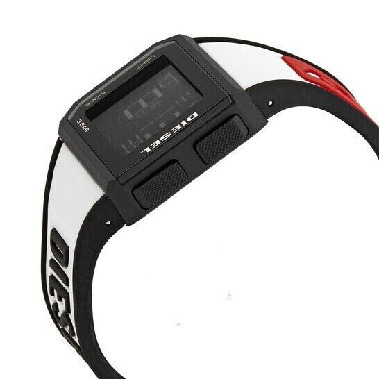DIESEL MEN'S DIGITAL RUBBER WATCH DZ1922