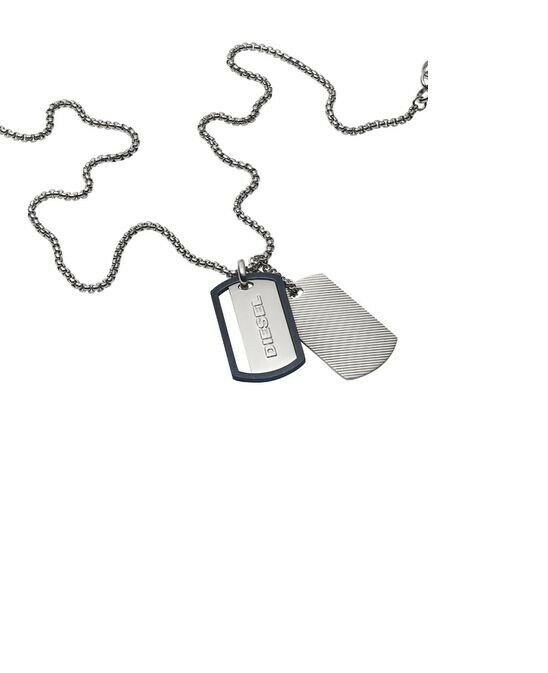 DIESEL MEN'S DOG TAG NECKLACE DX1197