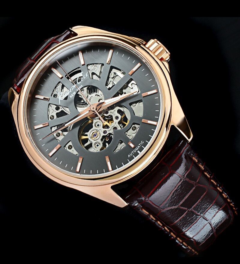 KENNETH COLE MEN'S AUTOMATIC SKELETON LUXURY WATCH KC1549