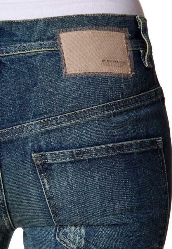 NWT $250 DIESEL LADIE'S STAFFI BOYFRIEND SKINNY JEANS 008SV Sz. 25