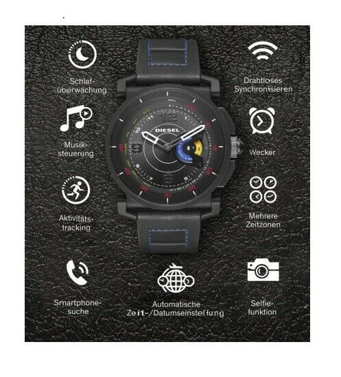 Diesel On Men's Hybrid Smartwatch DZT1001