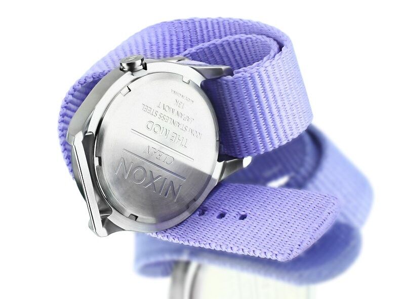 NIXON MEN'S LUXURY LIGHT PURPLE COLLECTION SUMMER WATCH A348 1366-00