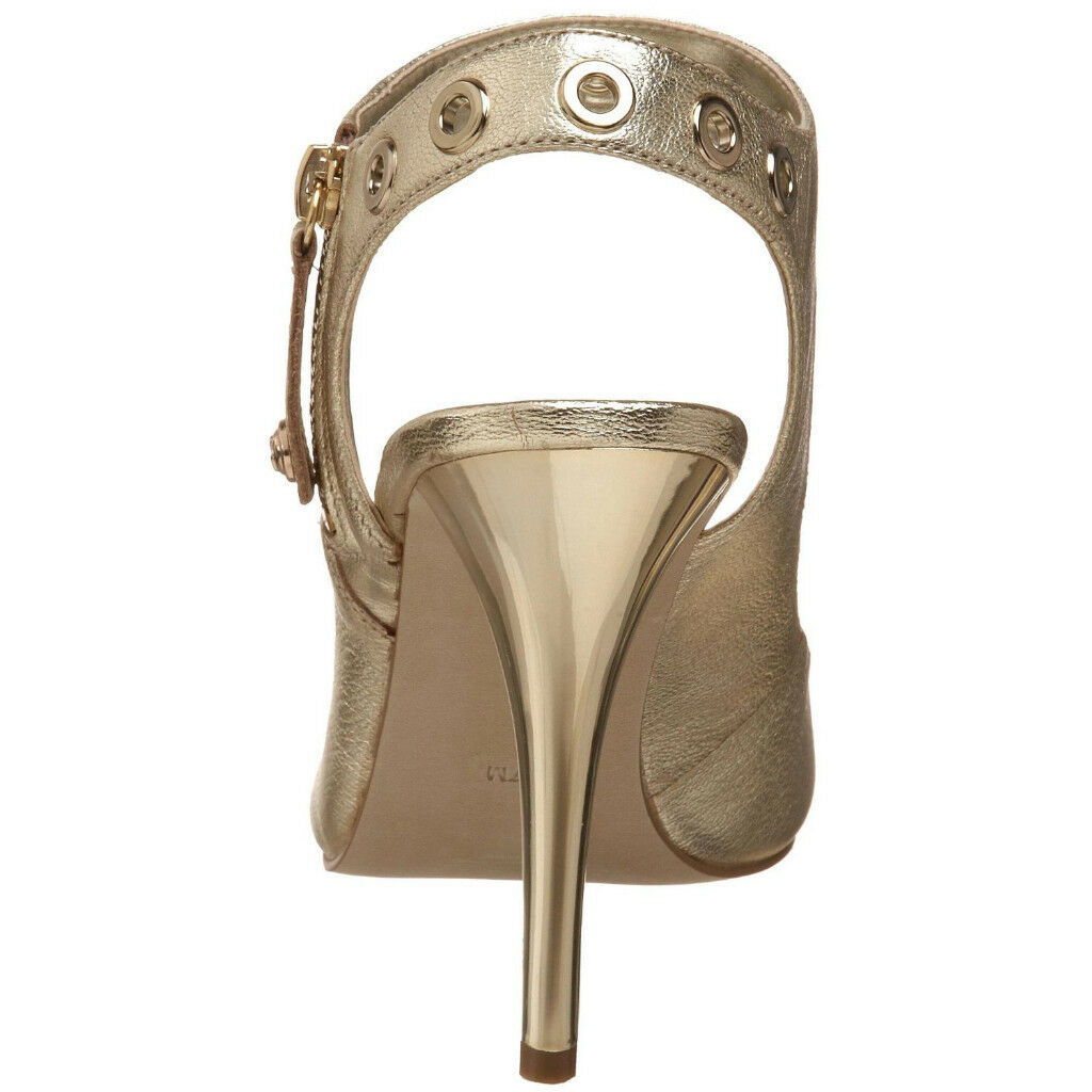 GUESS SANDALS HEELS PUMP OLYMPIC LEATHER Sz. 10