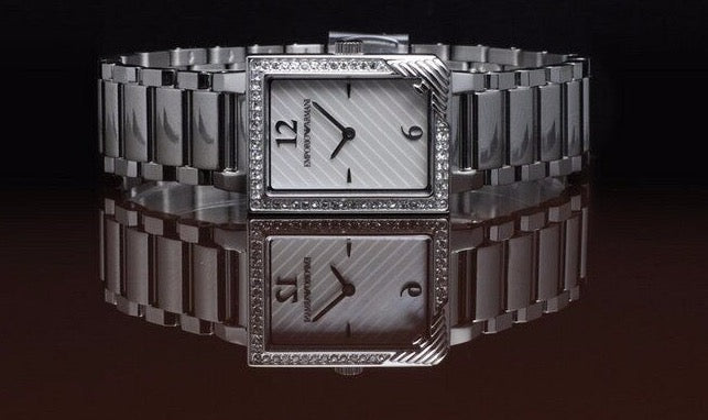 EMPORIO ARMANI COLLECTION LOGO LADIES LUXURY WATCH AR0758