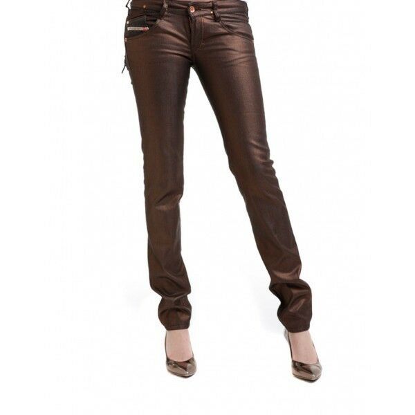 NWT $250 DIESEL JEANS WOMAN'S CLUSH 8HX BRONZE Zs. 24