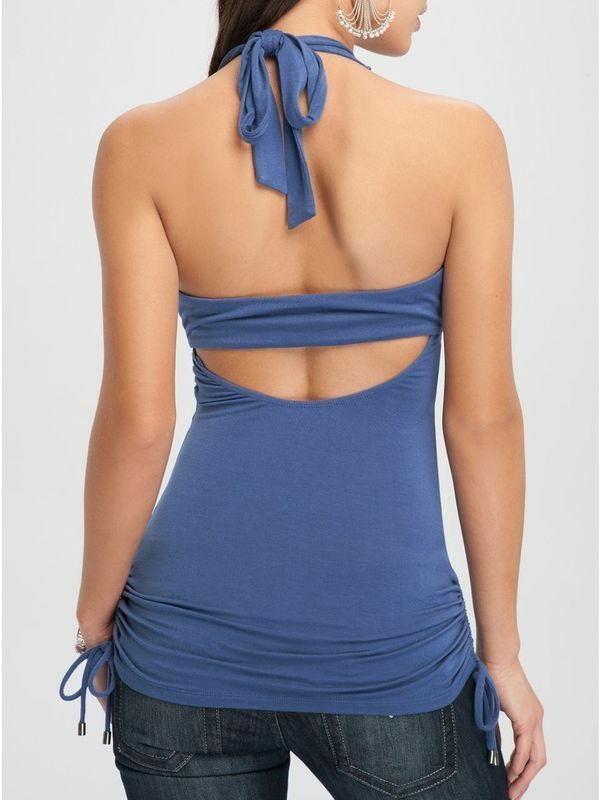 GUESS LADIES SEXY ANNISE HALTER/TOP/SHIRT Sz.M