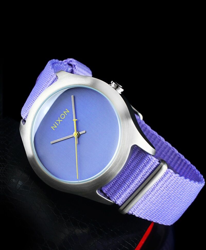 NIXON MEN'S LUXURY LIGHT PURPLE COLLECTION SUMMER WATCH A348 1366-00