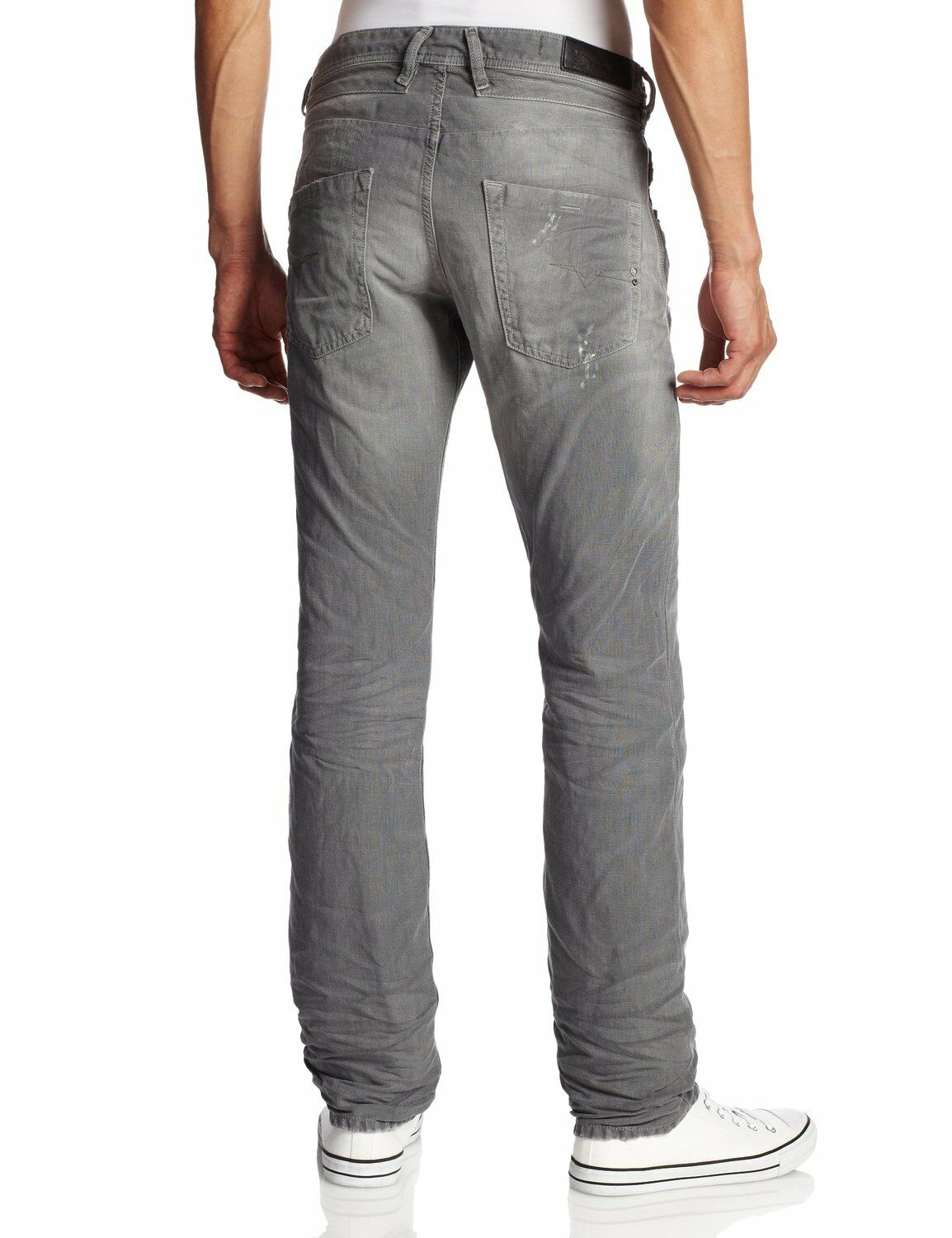 NWT $328 DIESEL MEN'S GREY BELTHER TOP 0818V JEANS Sz. 28 AND Sz.30