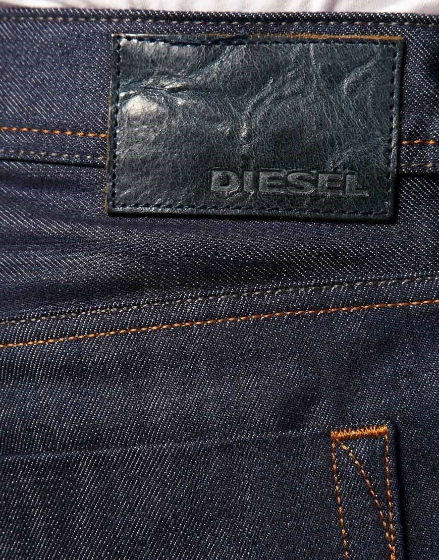 DIESEL MEN'S TURBO KOOLTER 8Y9 STRAIGHT LEG DENIM JEANS Sz. 31 BY 34