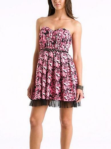 GUESS JONSIE FLORAL SLEEVELESS PINK TULLE DRESS Sz. 7
