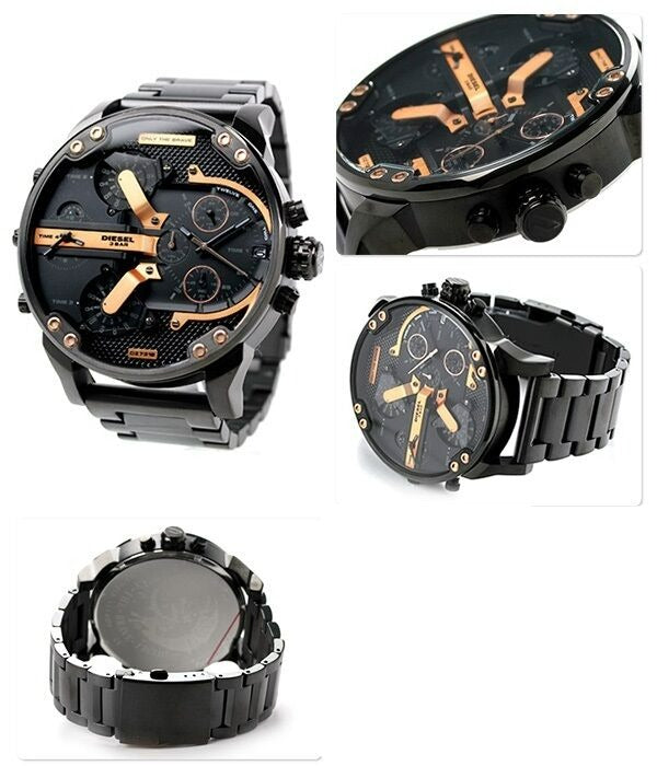 DIESEL MEN'S 4 TIME ZONE WATCH DZ7312