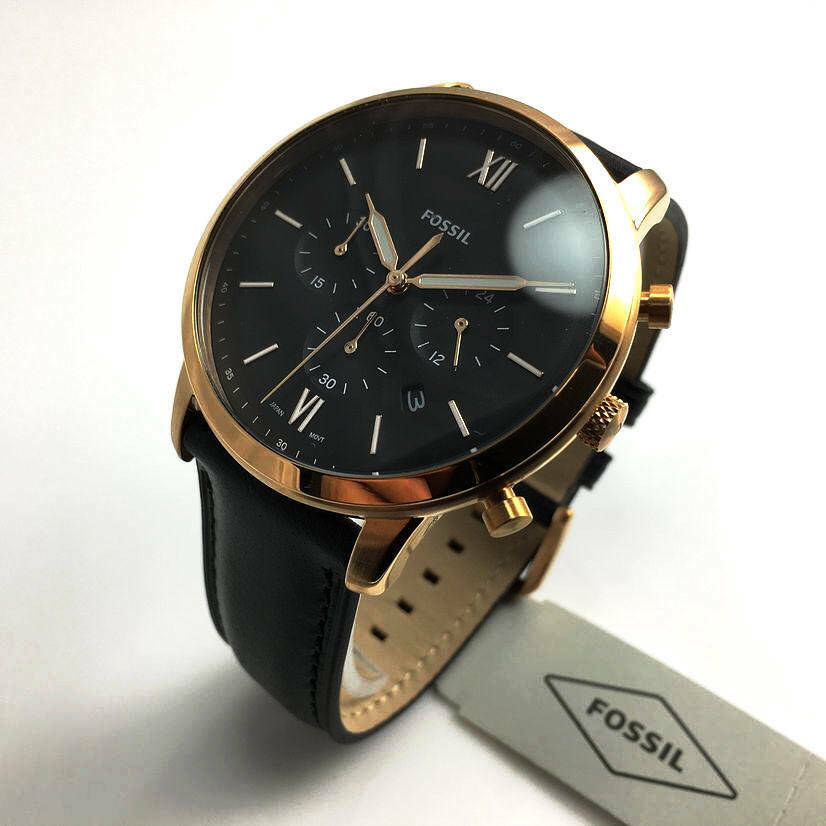 Fossil Men's Chronograph Leather Collection Watch FS5381