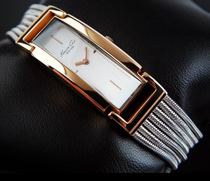 KENNETH COLE WOMEN'S SILVER AND ROSE GOLD SEXY WATCH KC4616