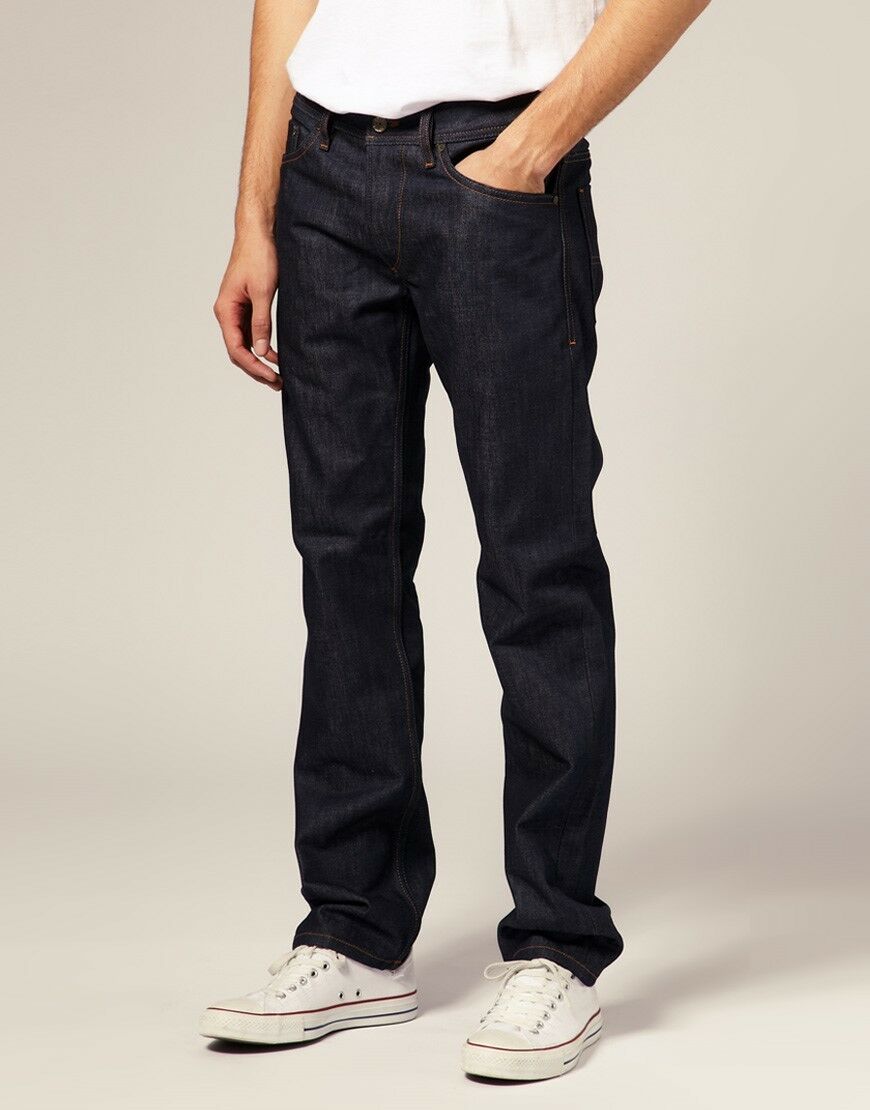 DIESEL MEN'S TURBO KOOLTER 8Y9 STRAIGHT LEG DENIM JEANS Sz. 31 BY 34