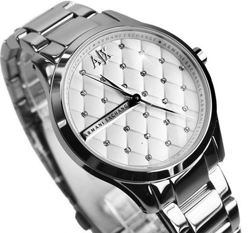 ARMANI EXCHANGE LADIE'S GLAMOUR DIAL SILVER WATCH AX5200