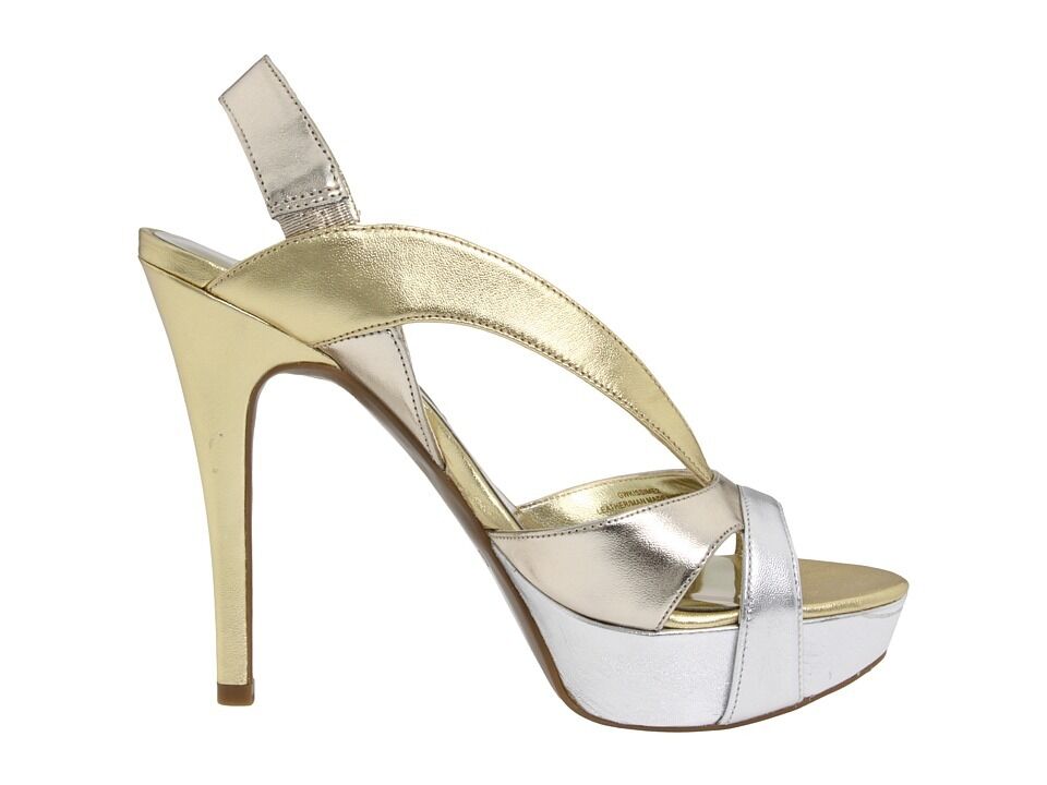 GUESS KISSIME SANDALS GOLD LEATHER Sz.. 7.5