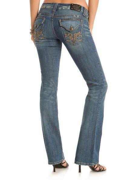 NWT $128 GUESS WOMAN'S SERENA BOOTCUT JEANS SIZE 23