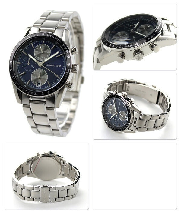 MICHAEL KORS WOMEN'S TACHYMETER SILVER CHRONOGRAPH MK8367