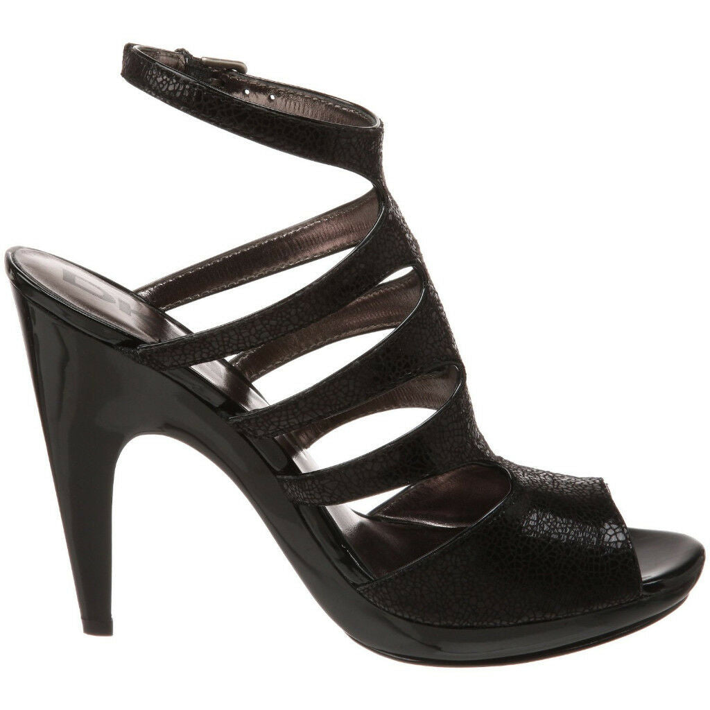 DKNY WOMAN'S ZURI BLACK SANDALS COLLECTION SHOES Sz. 9.5