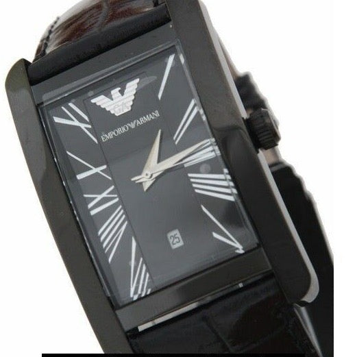 EMPORIO ARMANI MEN'S BLACK IN BLACK EDITION WATCH AR9031