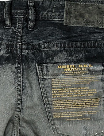 NWT $328 DIESEL MEN'S AMAZING COLOR BRADDOM 0819E JEANS Sz.31by34