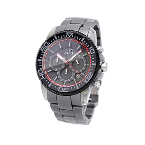ARMANI EXCHANGE MEN'S CHRONOGRAPH GREY ALUMINUM WATCH AX1208