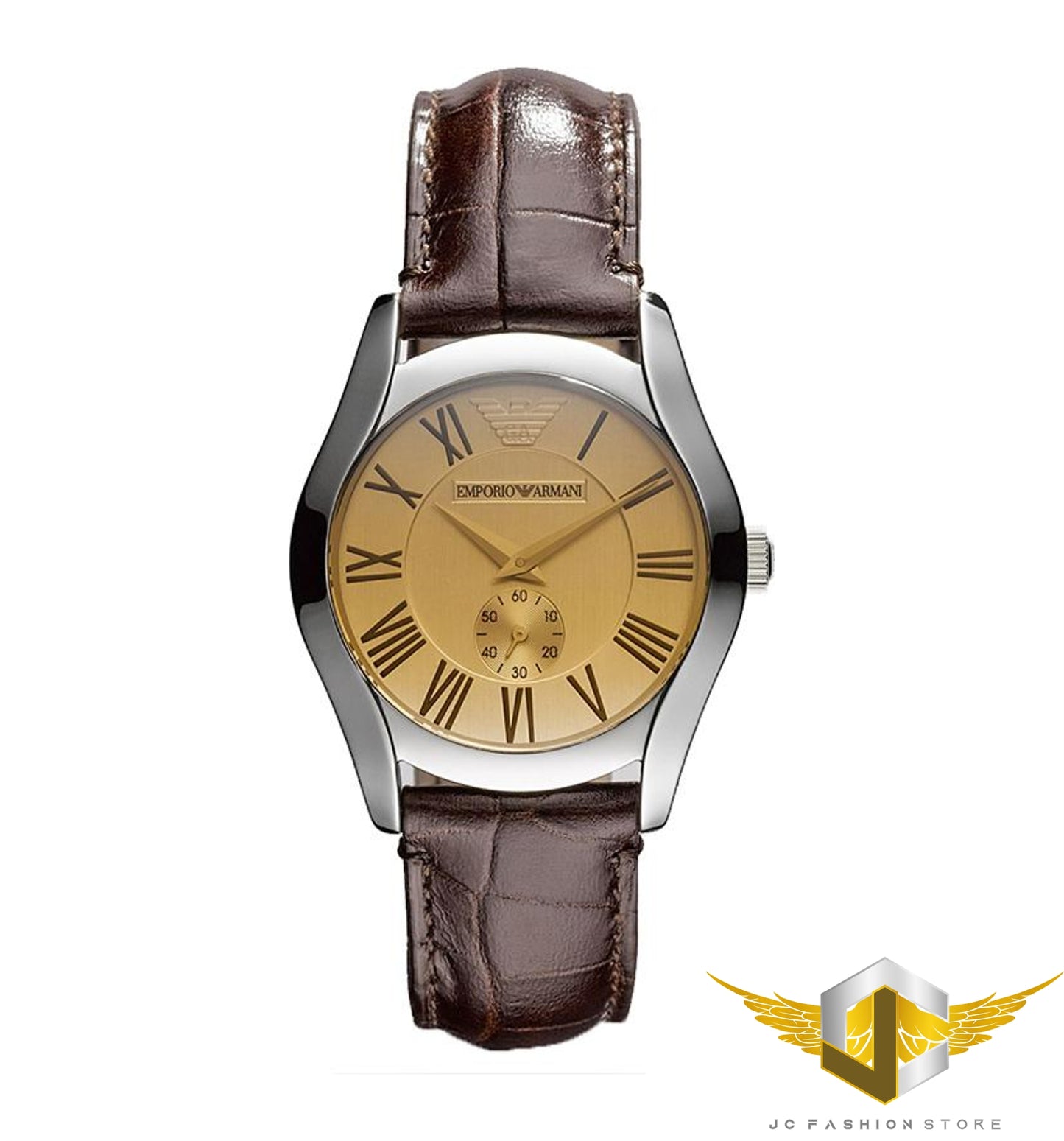 EMPORIO ARMANI LADIE'S CLASSIC BROWN DRESS WATCH AR0693