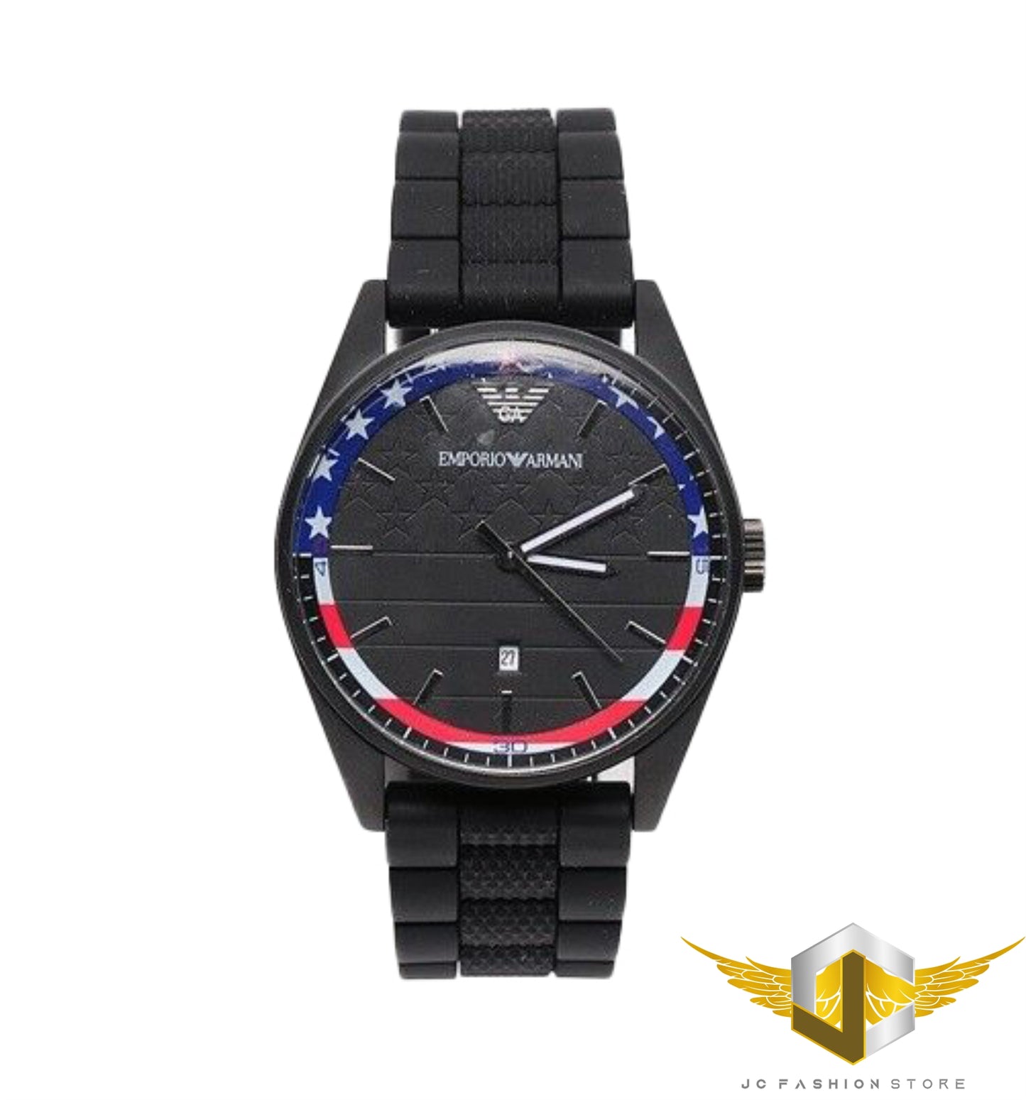 EMPORIO ARMANI MEN'S COLLECTION RUBBER WATCH AR5927