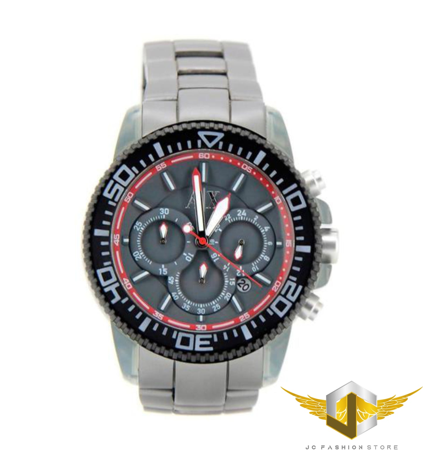 ARMANI EXCHANGE MEN'S CHRONOGRAPH GREY ALUMINUM WATCH AX1208