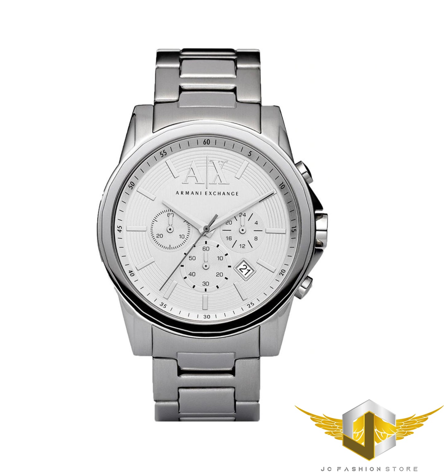 ARMANI EXCHANGE MEN'S CHRONOGRAPH SILVER WATCH AX2058