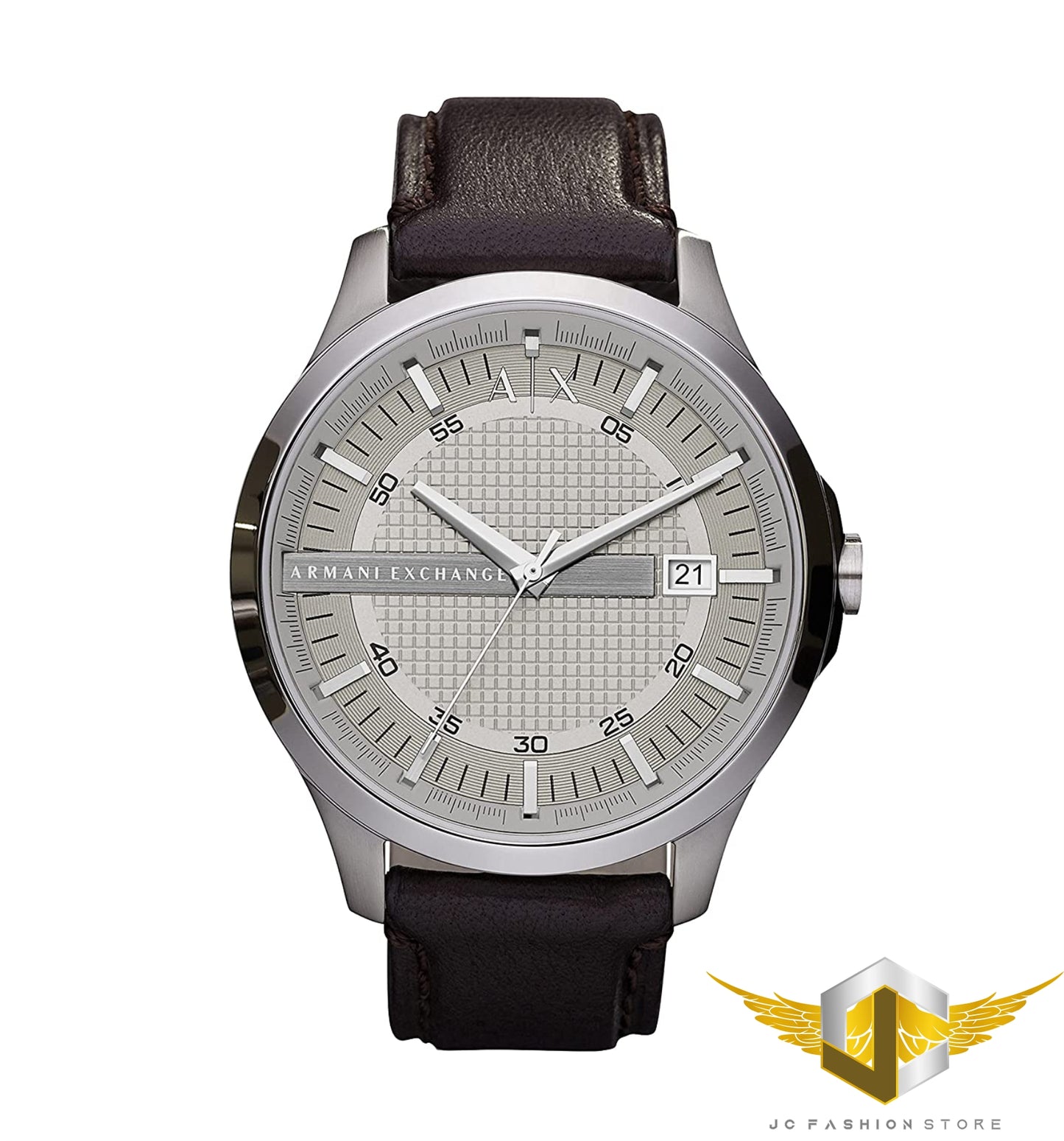 ARMANI EXCHANGE MEN'S LUXURY COLLECTION BROWN LEATHER WATCH AX2100