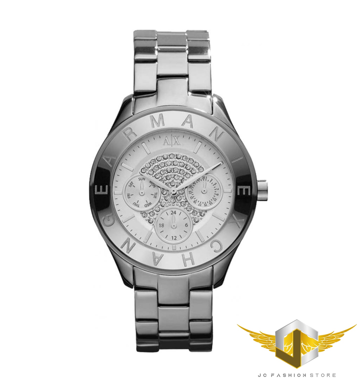 ARMANI EXCHANGE WOMEN'S LUXURY CRYSTALS DIAL WATCH AX5152