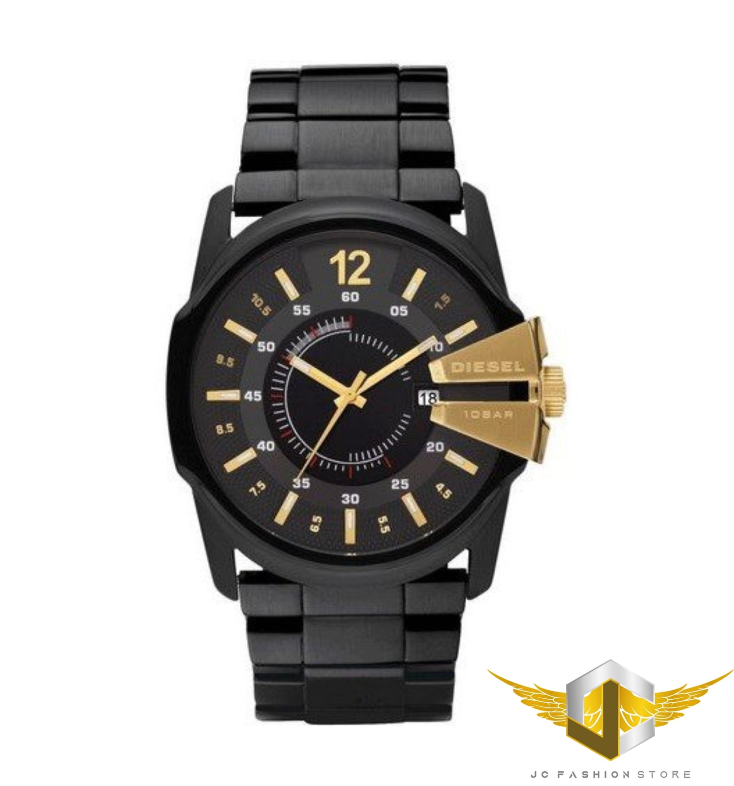 DIESEL MEN'S BLACK RENOVATION WATCH DZ1209
