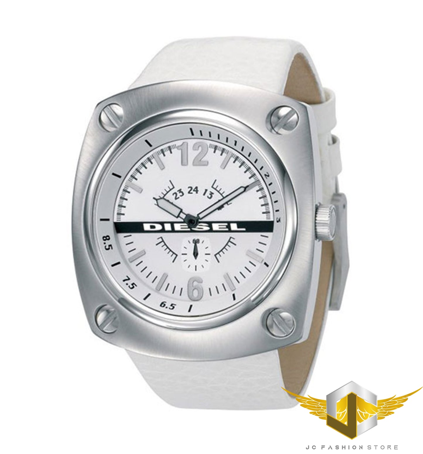 DIESEL MEN'S SECOND DIAL FACE AND LEATHER BAND WATCH DZ1229