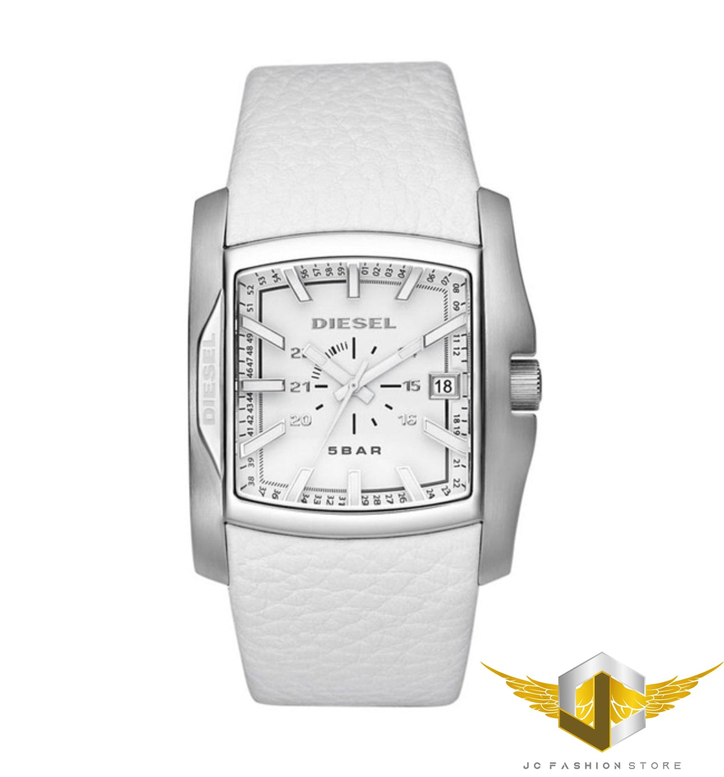 DIESEL MEN'S LEATHER WATCH DZ1406