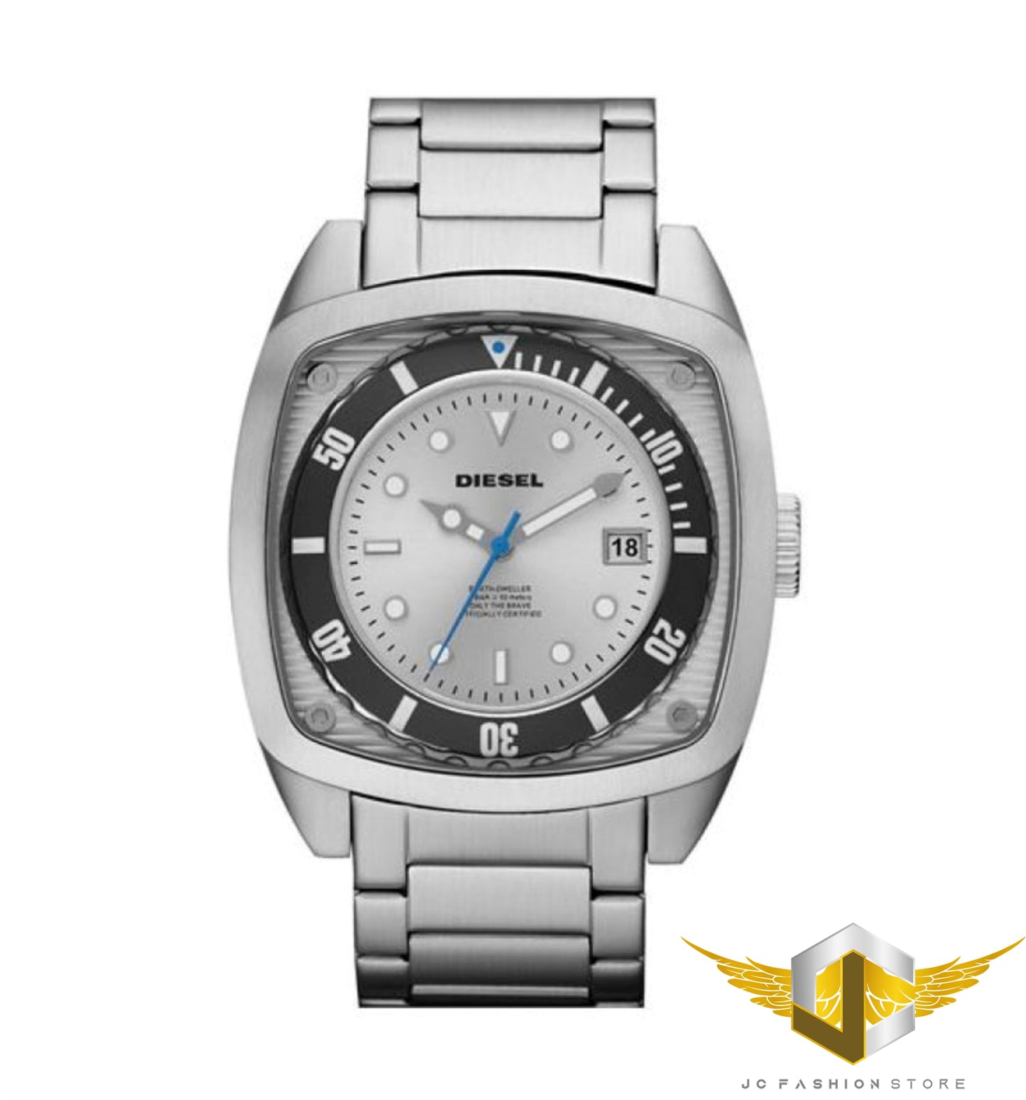 DIESEL MEN'S LUXURY FASHION LIGHT BLUE POINT WATCH DZ1493