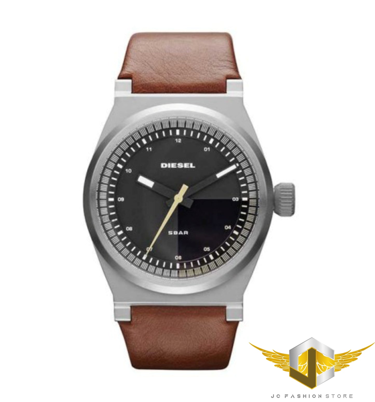 DIESEL MEN'S LEATHER WATCH DZ1561