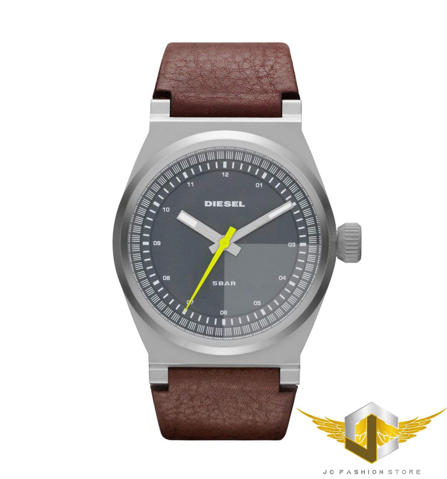 DIESEL MEN'S LEATHER WATCH DZ1562