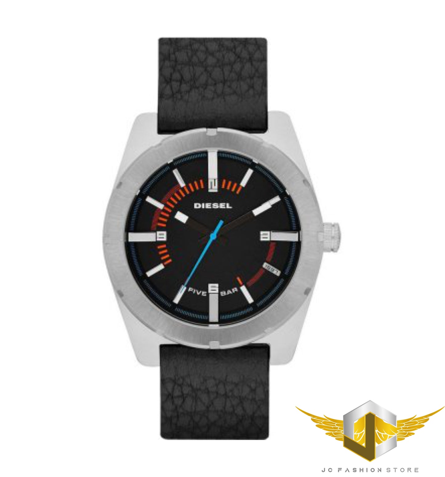 DIESEL MEN'S LEATHER WATCH DZ1597