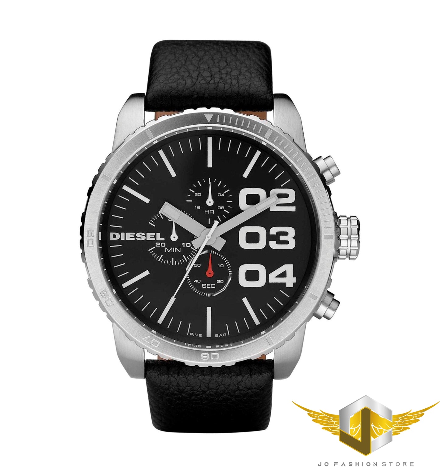 DIESEL MEN'S LEATHER WATCH DZ4208