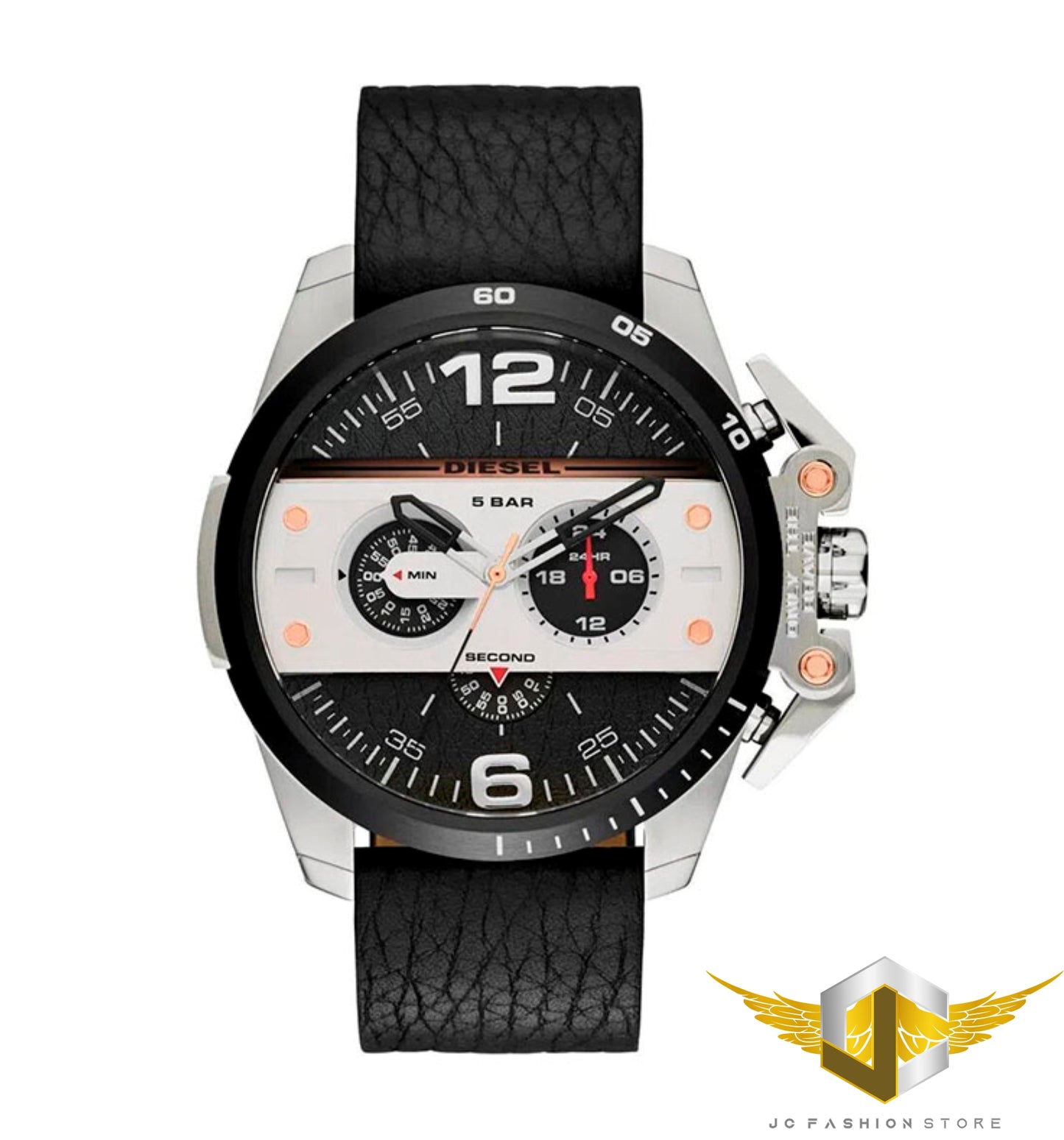 DIESEL MEN'S BRAVE MEN LEATHER STYLE WATCH DZ4361