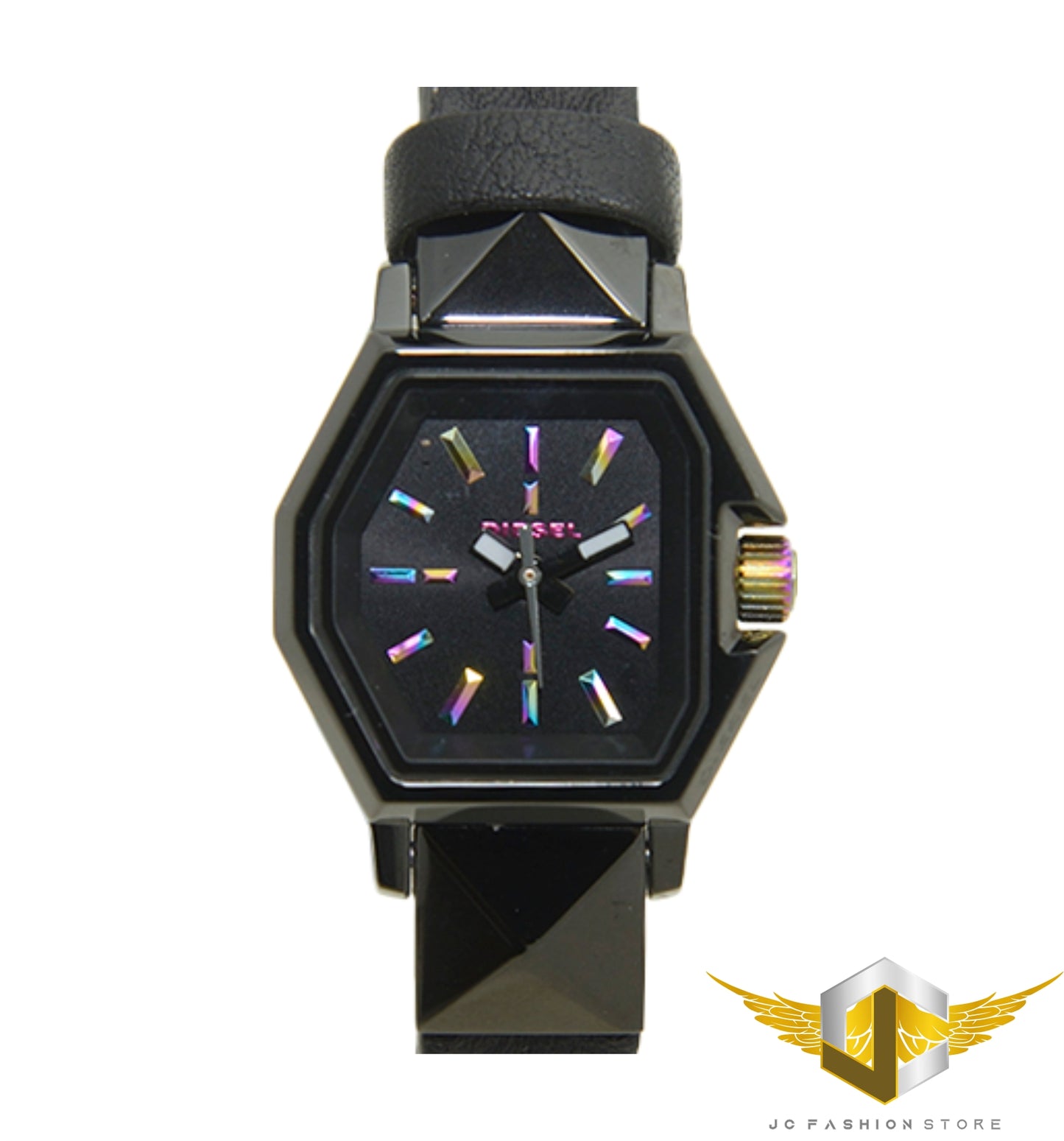 DIESEL WOMEN'S LEATHER WATCH DZ5300