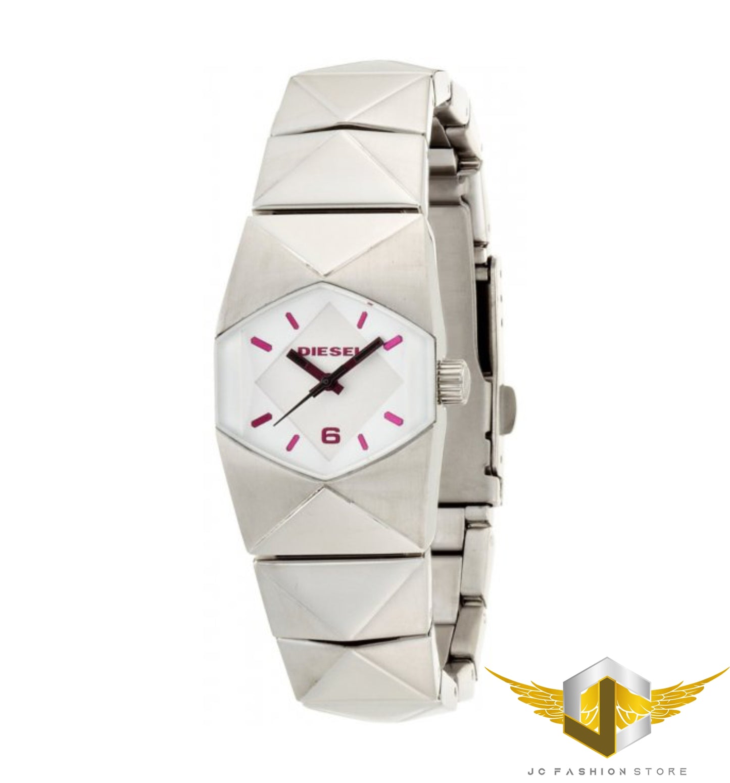 DIESEL LADIE'S SILVER PYRAMID AMAZING COLLECTION WATCH DZ5326