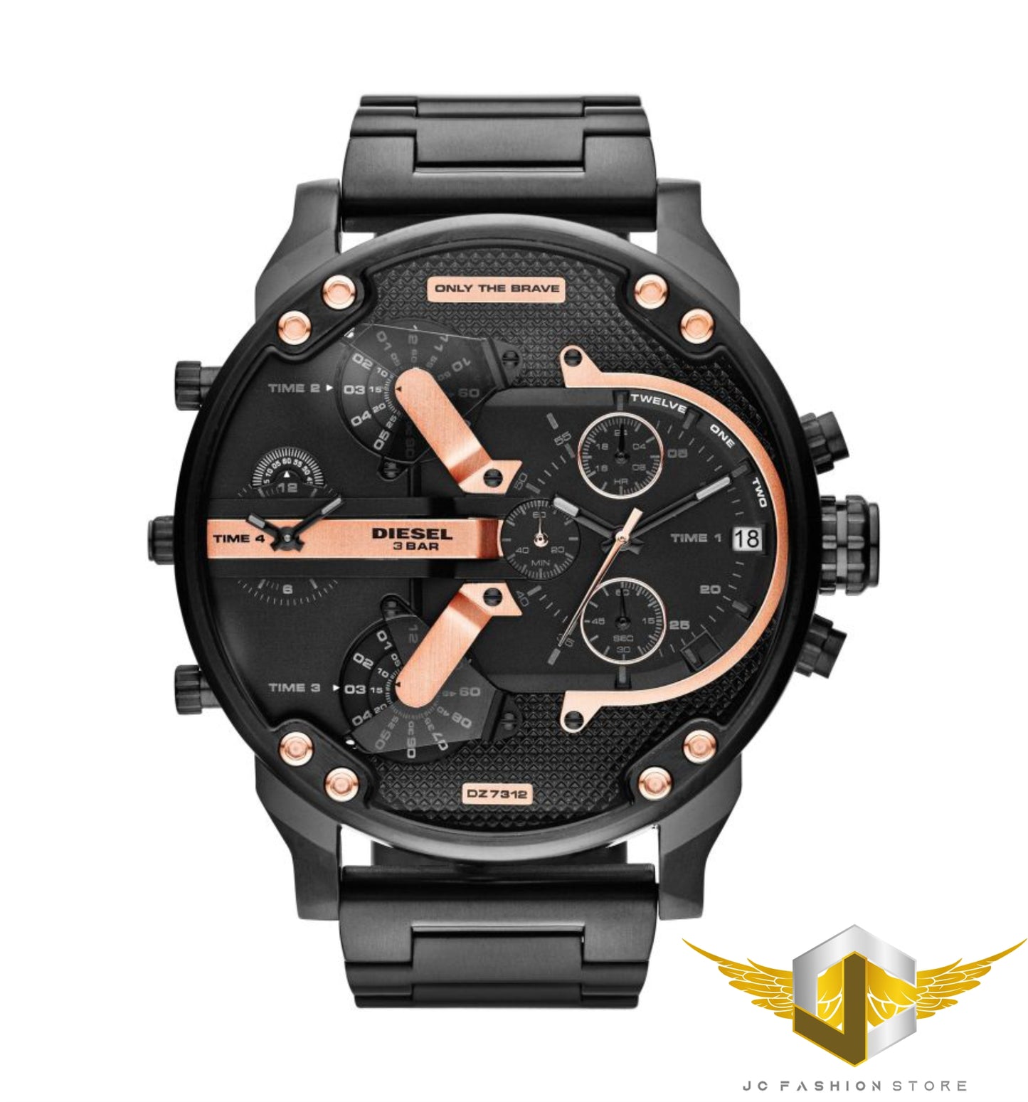 DIESEL MEN'S 4 TIME ZONE WATCH DZ7312