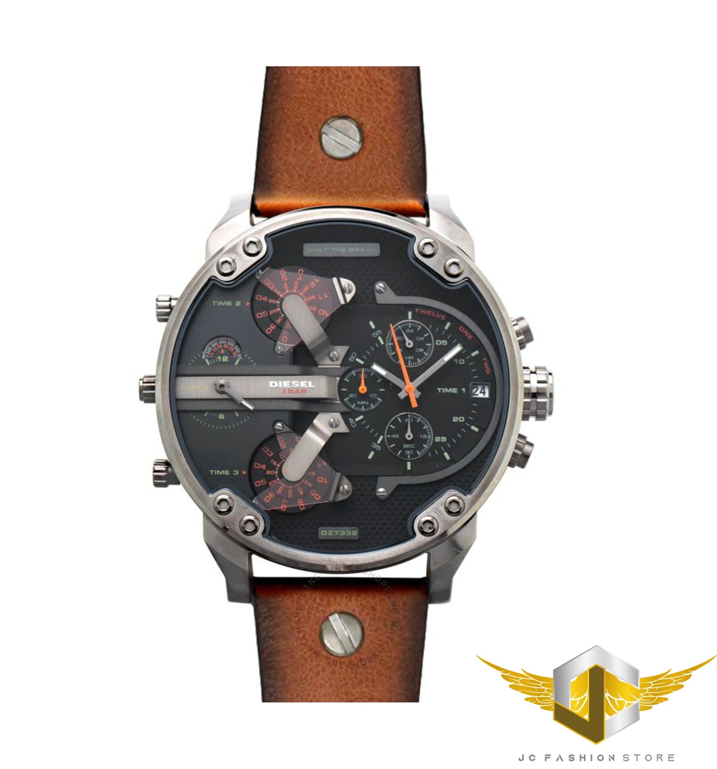 DIESEL MEN'S FOUR TIME ZONE WATCH DZ7332